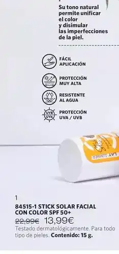Cristian Lay Cristian lay - stick solar facial con color spf50+ oferta