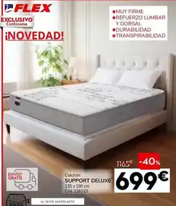 Conforama Deluxe - colchon support deluxe oferta
