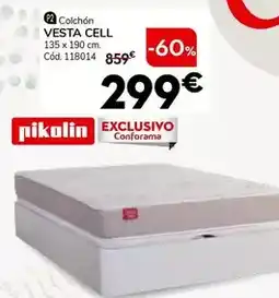 Conforama Pikolin - colchón vesta cell oferta