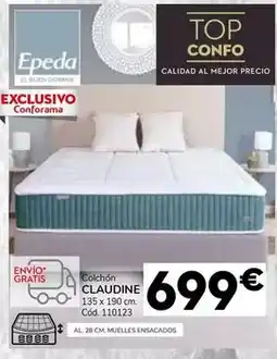 Conforama Epeda - colchón claudine oferta