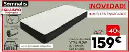 Conforama Somnalis - colchón enrollado vital flow oferta