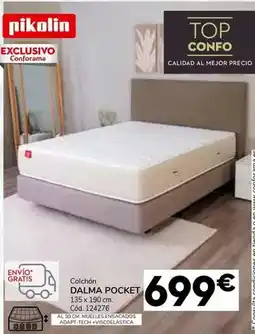 Conforama Pikolin - colchón dalma pocket oferta