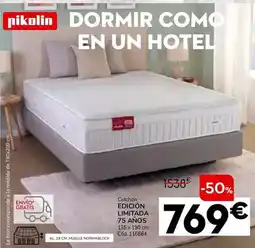 Conforama Pikolin - colchón edición limitada 75 anos oferta