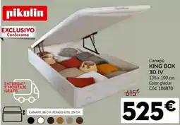 Conforama Pikolin - canapé king box 3d iv oferta