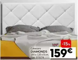 Conforama Cabecero diamonds oferta
