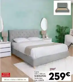 Conforama Cama 150 x 190 cm/ sheraton oferta