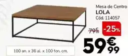 Conforama Mesa de centro lola oferta
