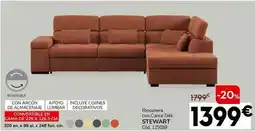 Conforama Rinconera con cama tela stewart oferta