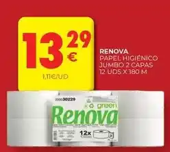 CashDiplo Renova - papel higienico oferta