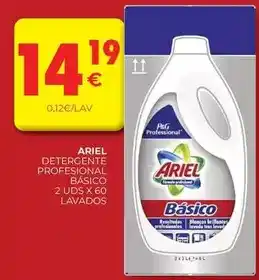 CashDiplo Ariel - detergente profesional básico oferta