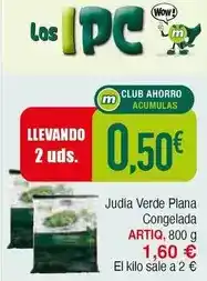 Masymas Wow - judia verde plana congelada oferta