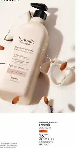 Yanbal Yanbal - leche vegetal coco & almendra oferta