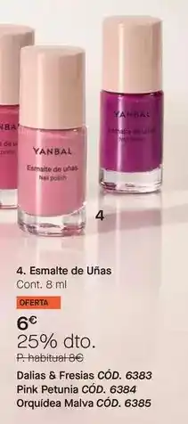 Yanbal Yanbal - esmalte de unas oferta