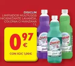 CashDiplo Disiclin - limpiador multiusos higienizante lavanda colonia o manzana oferta