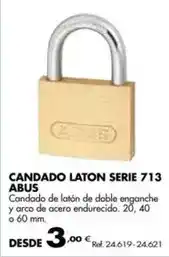 Coferdroza Candado laton serie 713 abus oferta