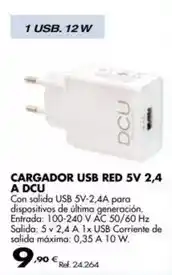 Coferdroza Dcu - cargador usb red 5v 2,4 a oferta