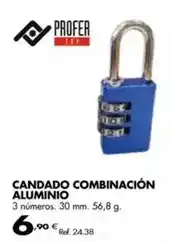 Coferdroza Candado combinación aluminio oferta