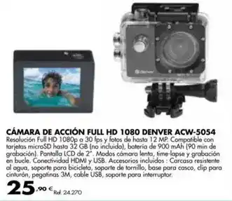 Coferdroza Denver - cámara de accion full hd 1080 acw-5054 oferta