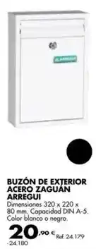Coferdroza Arregui - buzon de exterior acero zaagan oferta