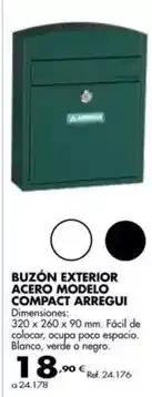Coferdroza Arregui - buzón exterior acero modelo compact oferta