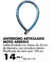 Coferdroza Arregui - antirrobo articulado moto oferta