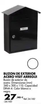 Coferdroza Arregui - buzon de exterior acero visit oferta