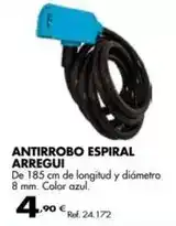 Coferdroza Arregui - antirrobo espiral oferta