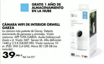 Coferdroza Garza - cámara wifi de interior oerwell oferta