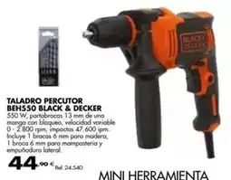 Coferdroza Black & decker - taladro percutor beh550 oferta