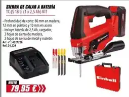 Coferdroza Einhell - sierra de calar a bateria oferta