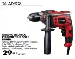 Coferdroza Einhell - taladro eléctrico percutor tc-id 550 e oferta