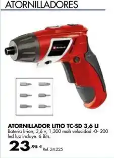 Coferdroza Atornillador litio tc-sd oferta