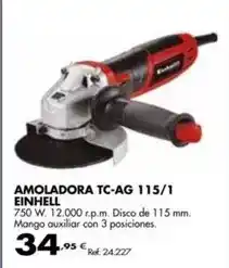 Coferdroza Einhell - amoladora tc-ag 115/1 oferta
