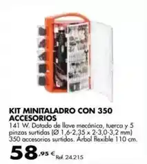 Coferdroza Kit minitaladro con 350 accesorios oferta