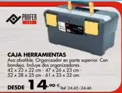 Coferdroza Profer - caja herramientas oferta