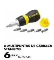 Coferdroza Stanley - 6 multipuntas de carraca oferta