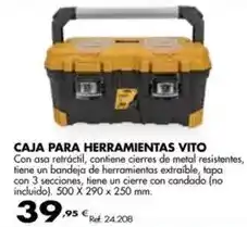 Coferdroza Caja para herramientas vito oferta