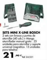 Coferdroza Bosch - sets mini x-line oferta