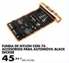 Coferdroza Black & decker - funda de nylon con 76 accesorios para automovil oferta