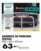 Coferdroza Dicoal - barrera de parking oferta