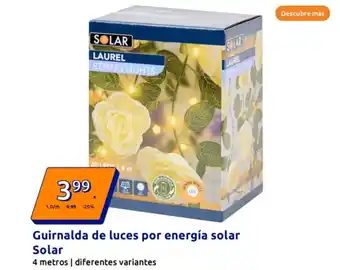 Action SOLAR Guirnalda de luces por energía oferta