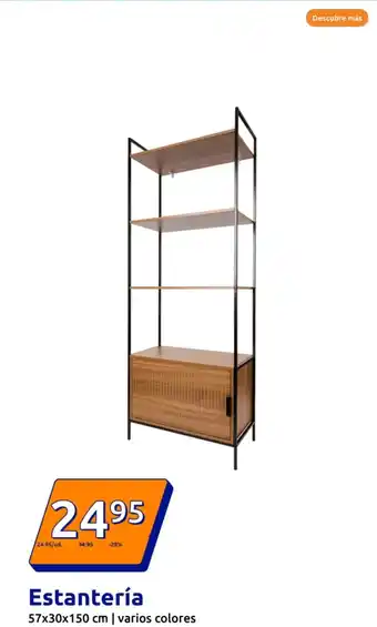 Action Estantería 57x30x150 cm oferta