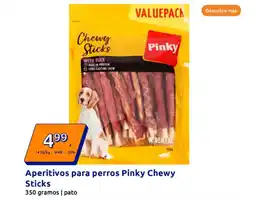 Action PINKY Aperitivos para perros Chewy Sticks oferta