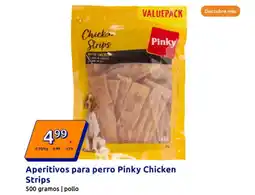 Action PINKY Aperitivos para perro Chicken Strips oferta