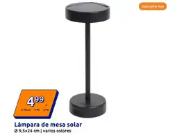 Action Lámpara de mesa solar 09,5x24 cm oferta