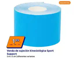 Action Venda de sujeción kinesiológica Sport Support oferta