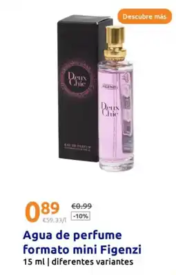 Action Agua de perfume formato mini Figenzi oferta