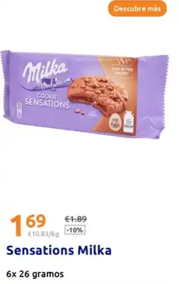 Action MILKA Sensations oferta