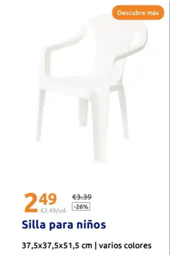 Action Silla para niños oferta