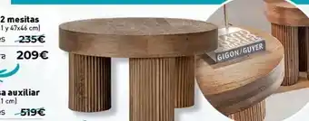Mubak 2 mesitas oferta